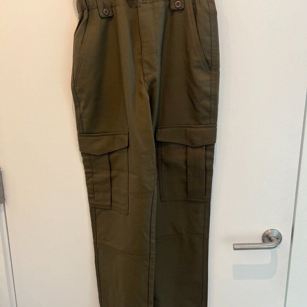 Banana Republic Olive Green Cargo Utility Pants NWT Size 6 Straight Leg - Picture 6 of 9